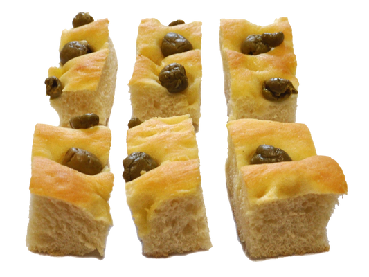 Focaccia alle Olive (catering)