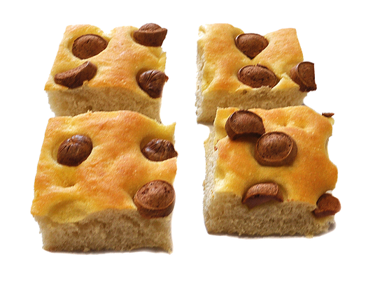 Focaccia ai Wurstel (tagliata a C)